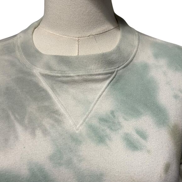 Abercrombie & Fitch Size S Tie Dyed Sweatshirt Soft A & F Collection Crop Boho - Picture 3 of 9